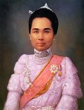 Princess Dara Rasmi (August 26, 1873 – December 9, 1933), was the Princess of Chiang Mai and Siam (later Thailand) and the daughter of King Inthawichayanon and Queen Thipkraisorn Rajadewi of Chang Mai, a scion of the Chao Chet Ton Dynasty. She was one of the princess consorts of Chulalongkorn, King Rama V of Siam and gave birth to one daughter by King Chulalongkorn, Princess Vimolnaka Nabisi.<br/><br/>

In 1886, she left Chiang Mai to enter the Grand Palace in Bangkok, where she was given the title Chao Chom Dara Rasami of the Chakri Dynasty. While she lived in the Grand Palace, Dara Rasami and the ladies in her entourage were ribbed and called 'Lao ladies', as well as teased that they smelled of fermented fish. Despite these difficulties, Dara Rasami and her entourage always wore Chiang Mai style textiles for their skirts (known as pha sin) with their long hair pulled up into a bun on the back of the head, in contrast to the clothing and hairstyles of the Siamese women.<br/><br/>

After King Chulalongkorn died in 1910, Dara Rasmi continued to live in Dusit Palace until 1914, when she asked for permission from King Vajiravudh to return to Chiang Mai to retire. The King granted her permission, and she returned to Chiang Mai on 22 January 1914.<br/><br/>

Princess Dara Rasmi continued with her royal duties for the people of Lanna. In later life, she lived in the Darabhirom Palace that King Vajiravudh built for her and her official attendants. On 30 June 1933, an old lung ailment recurred. Both Western and Thai doctors tried to cure her, but no one succeeded. Her half brother, King Chao Keo Naowarat moved her into his palace at Khum Rin Keaw for treatment, but on 9 December 1933, she died there peacefully at the age of 60.